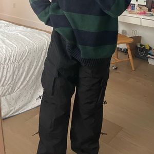 BLACK PARACHUTE PANTS